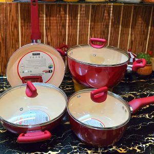 KIAM 7PCS SUPER CERAMIC NON-STICK Cooking Set
