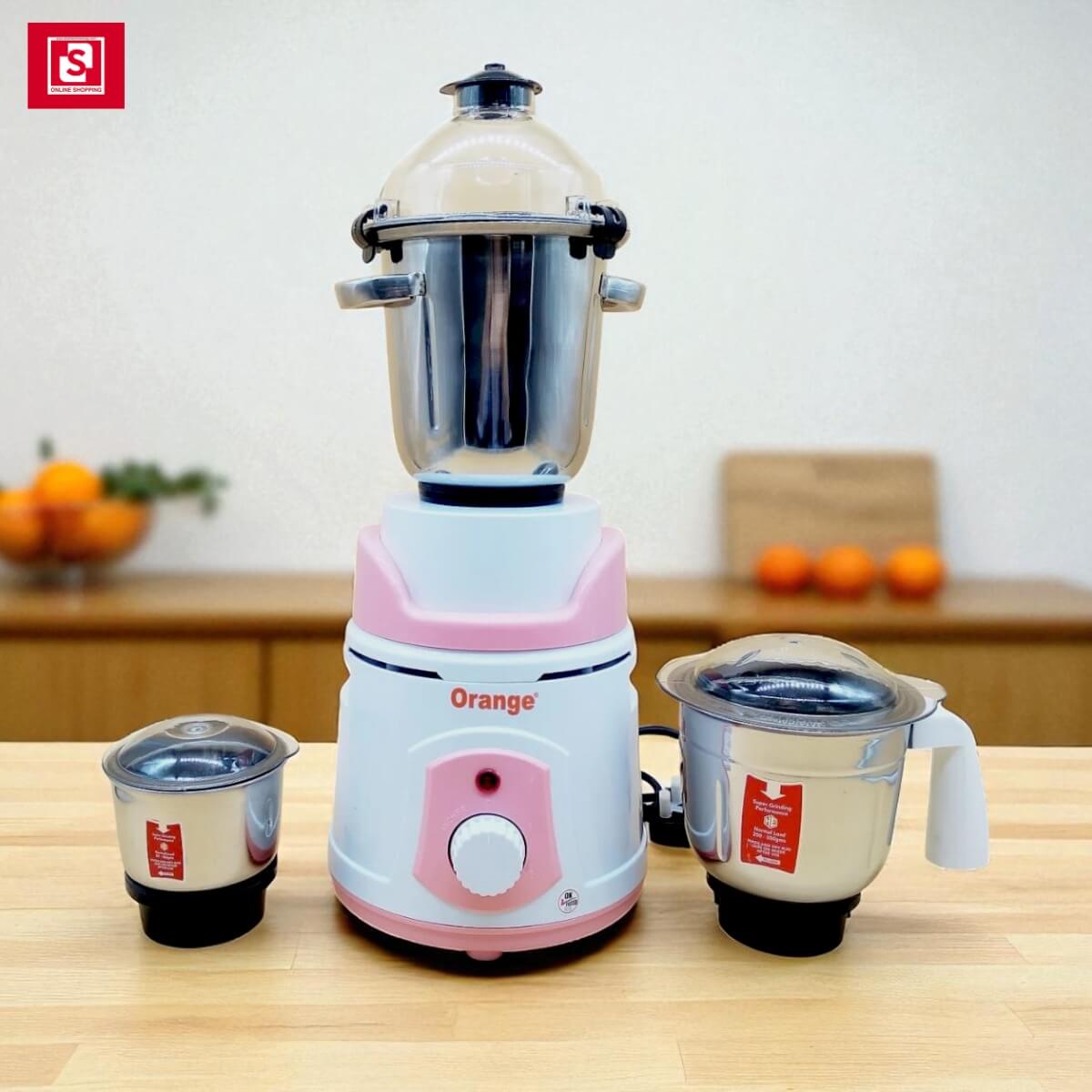 Orange Mixer Grinder Hotel Master