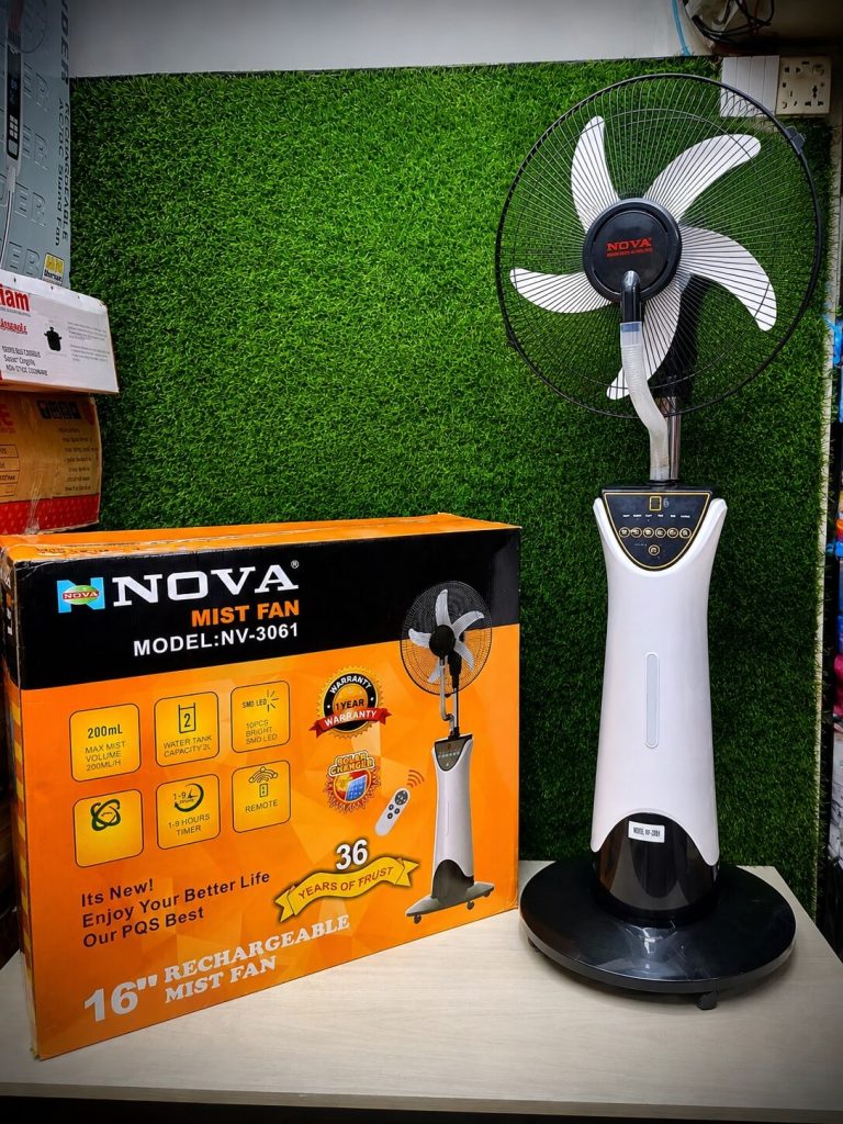 NOVA Rechargeble Mist Fan (NV-3061)
